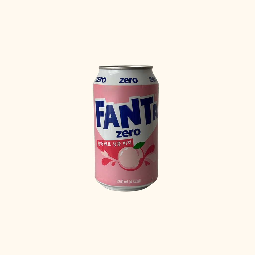 Coca Cola (KR) Fanta Zero Sugar - Peach Flavour 350ml