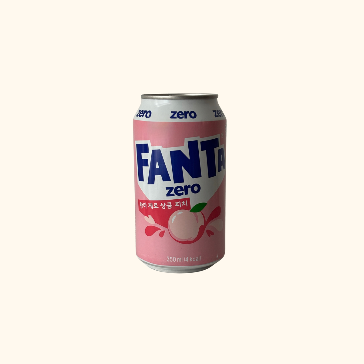 Coca Cola (KR) Fanta Zero Sugar - Peach Flavour 350ml