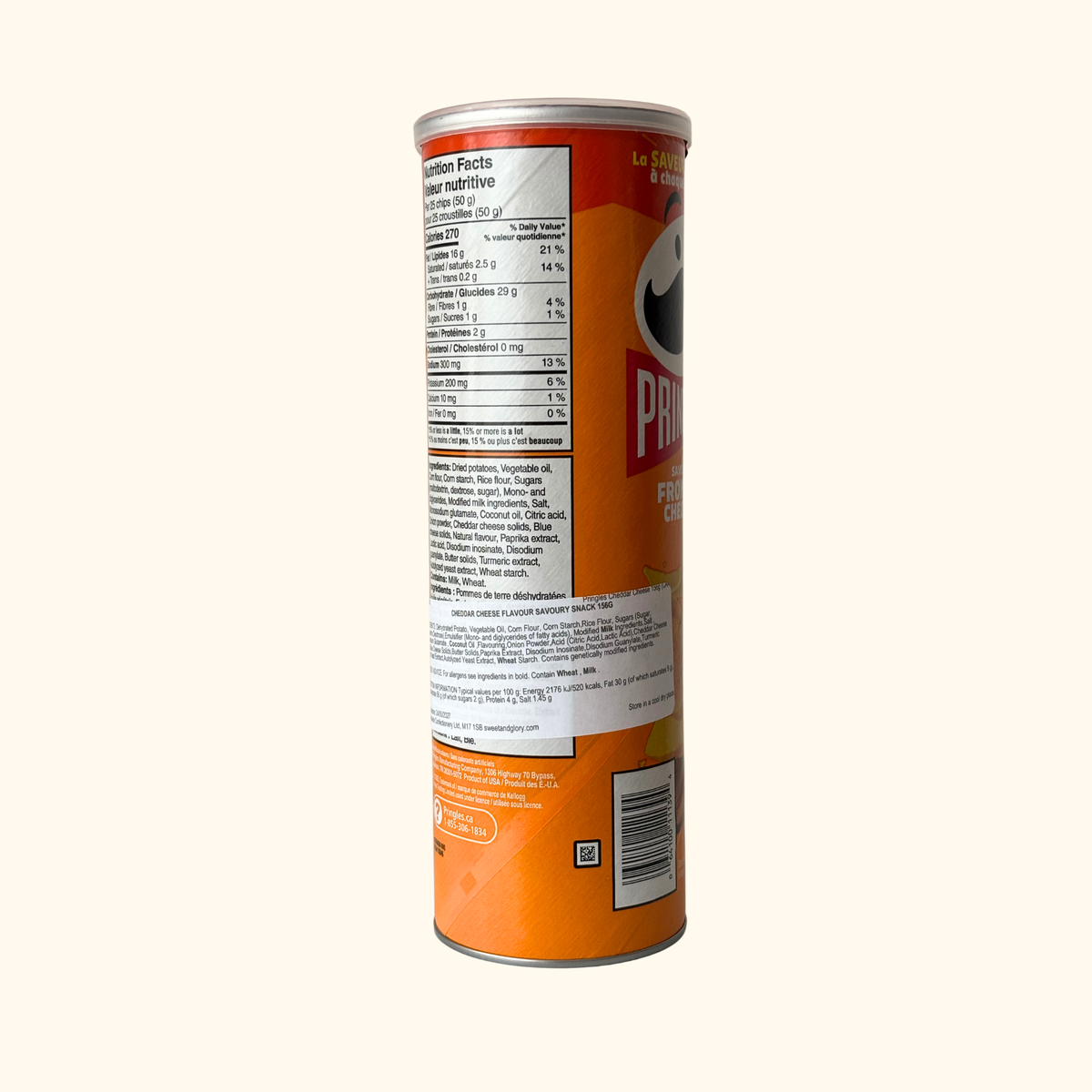 Pringles - Cheddar Cheese Flavour 156g