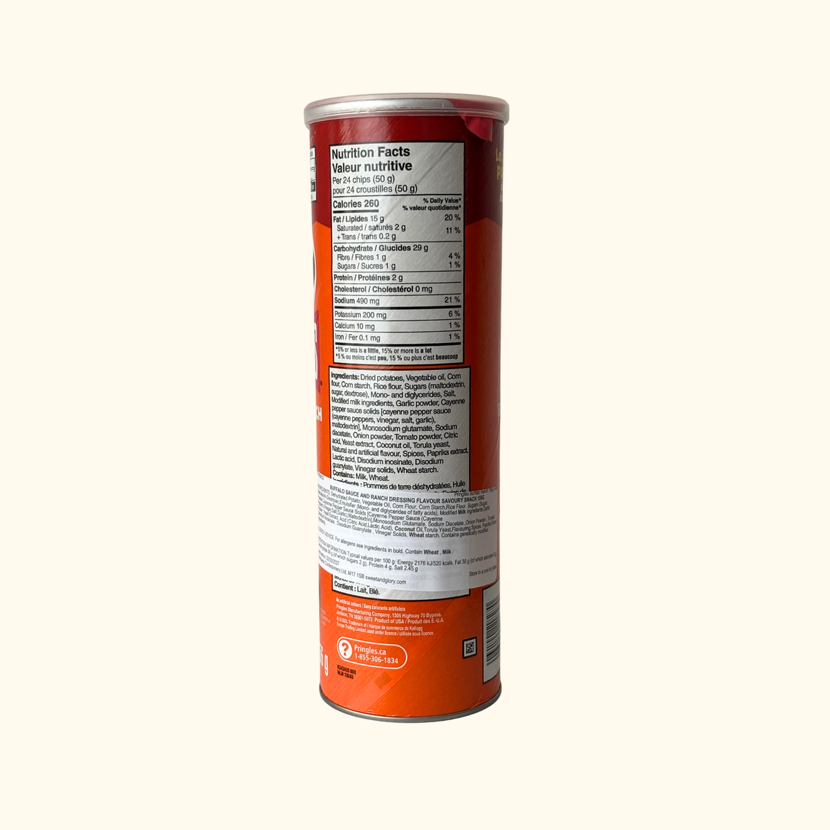 Pringles - Buffalo Ranch Flavour 156g