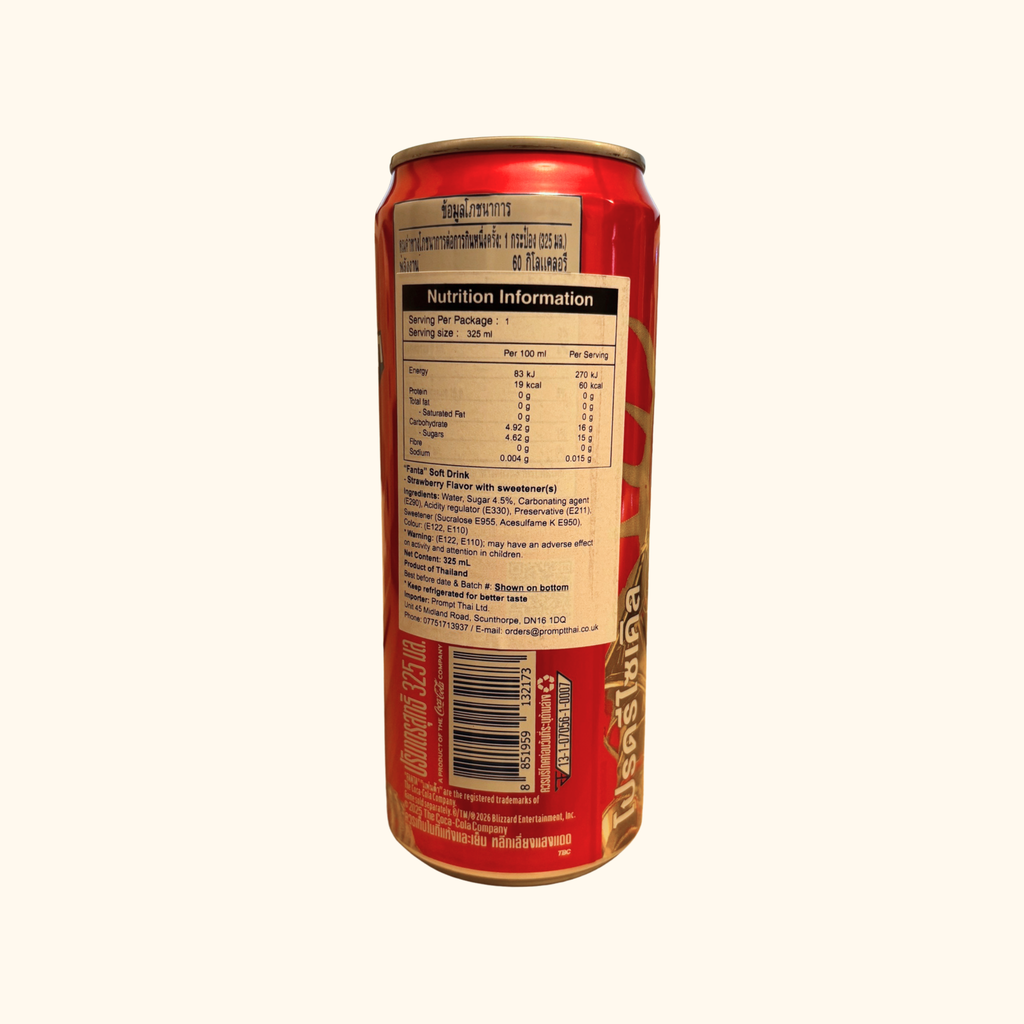 Fanta (TH) - Strawberry Flavour 325ml
