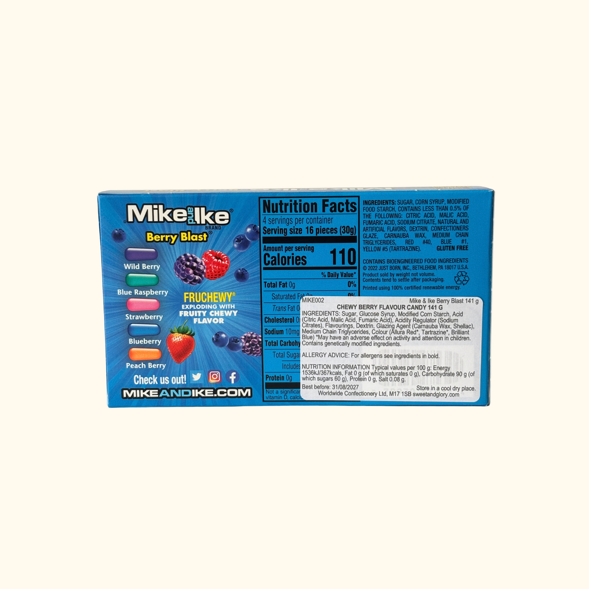 Mike and Ike - Berry Blast 120g