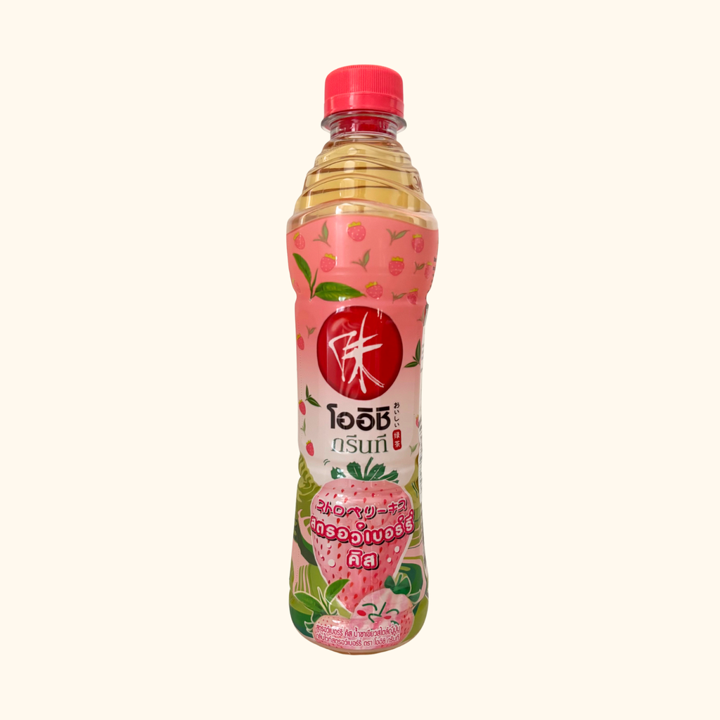 Oishi - Green Tea Strawberry Kiss Flavour 400ml