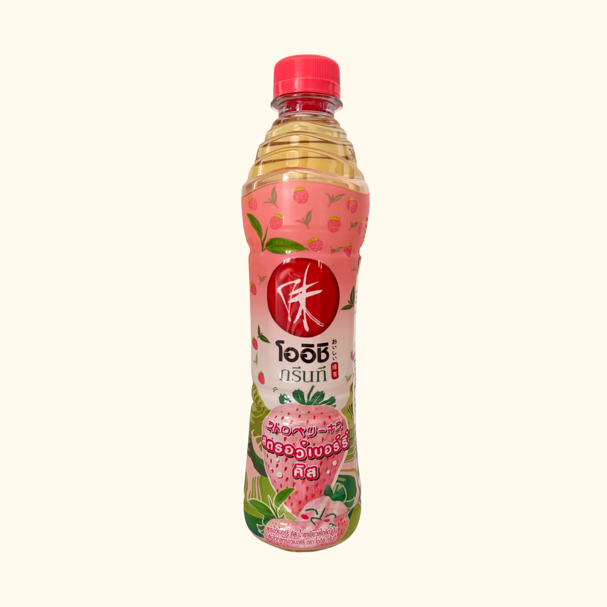 Oishi - Green Tea Strawberry Kiss Flavour 400ml